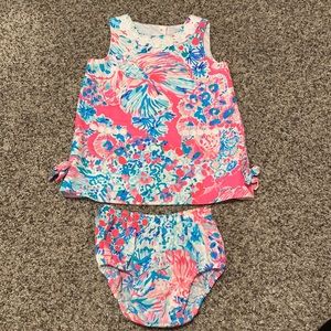 Lilly Pulitzer dress and bloomers matching set